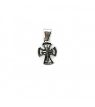 PE001363 Genuine sterling silver religious pendant solid hallmarked 925 Cross
